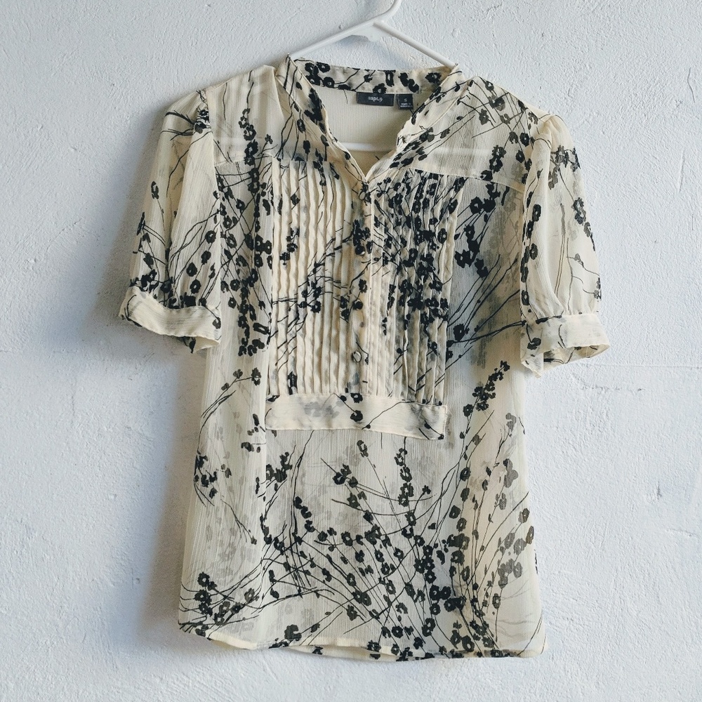 BOGO Apt. 9 Sheer Floral Blouse